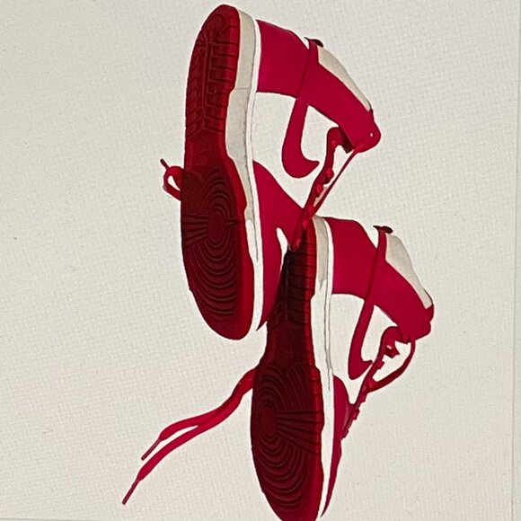 NIKE LADIES DUNK HIGH POINT SNEAKERS SZ 8 GREAT COND - Picture 7 of 10